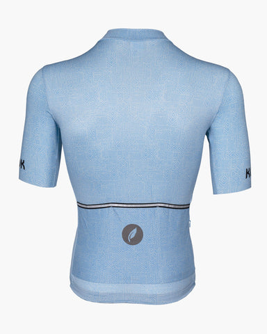 KONOK Unbound Premium Cycling Jersey , Aero and Performance Fit. In Inca Dawn Blue
