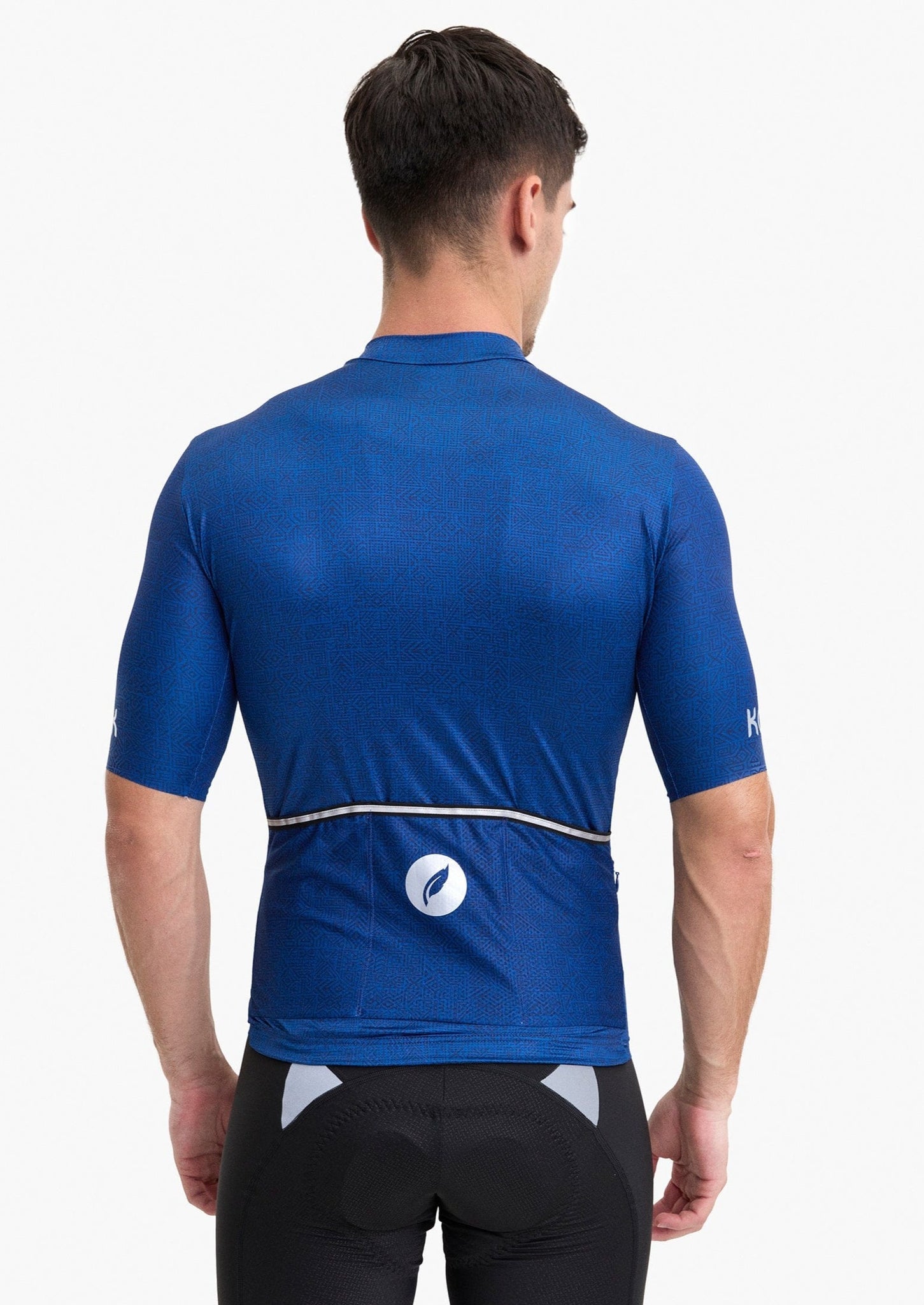 KONOK Unbound Premium Cycling Jersey , Aero and Performance Fit. In Inca Denim Blue