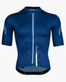 KONOK Unbound Premium Cycling Jersey , Aero and Performance Fit. In Solid Dark Blue White Feather